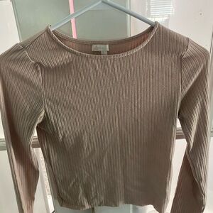 Tan long sleeve (L kids)
